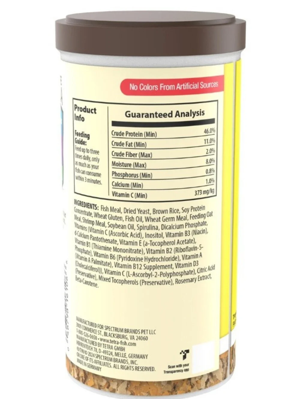 TetraMin Tropical Flakes 🐠 Fish Food, 7.06-oz jar